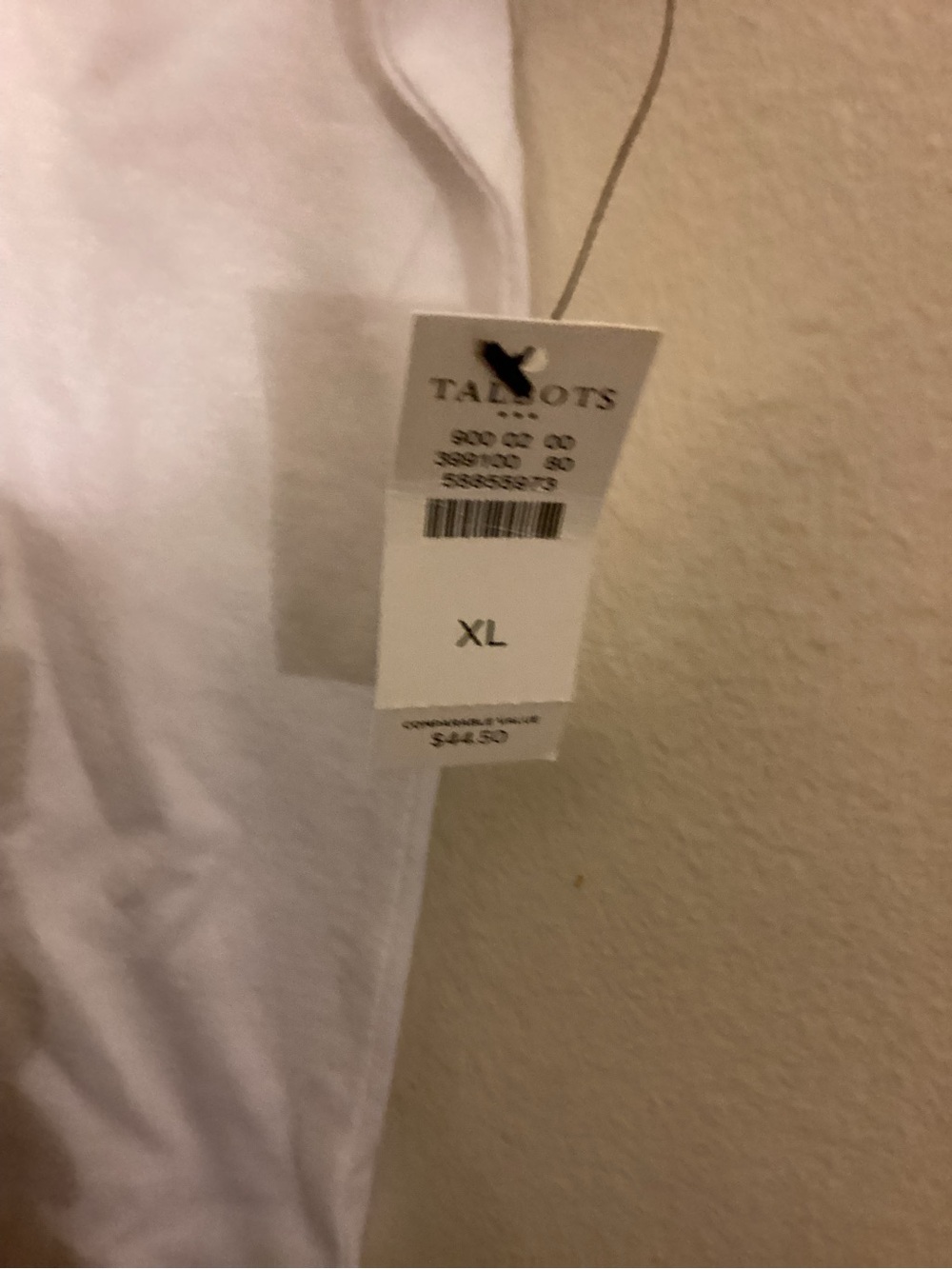 Talbots XL White Dog with American Bandana at beach short sleeve tee - Picture 4 of 7